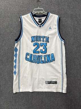 Jordan Brand North Carolina Tar Heels Michael Jordan #23 White Jersey Size XL